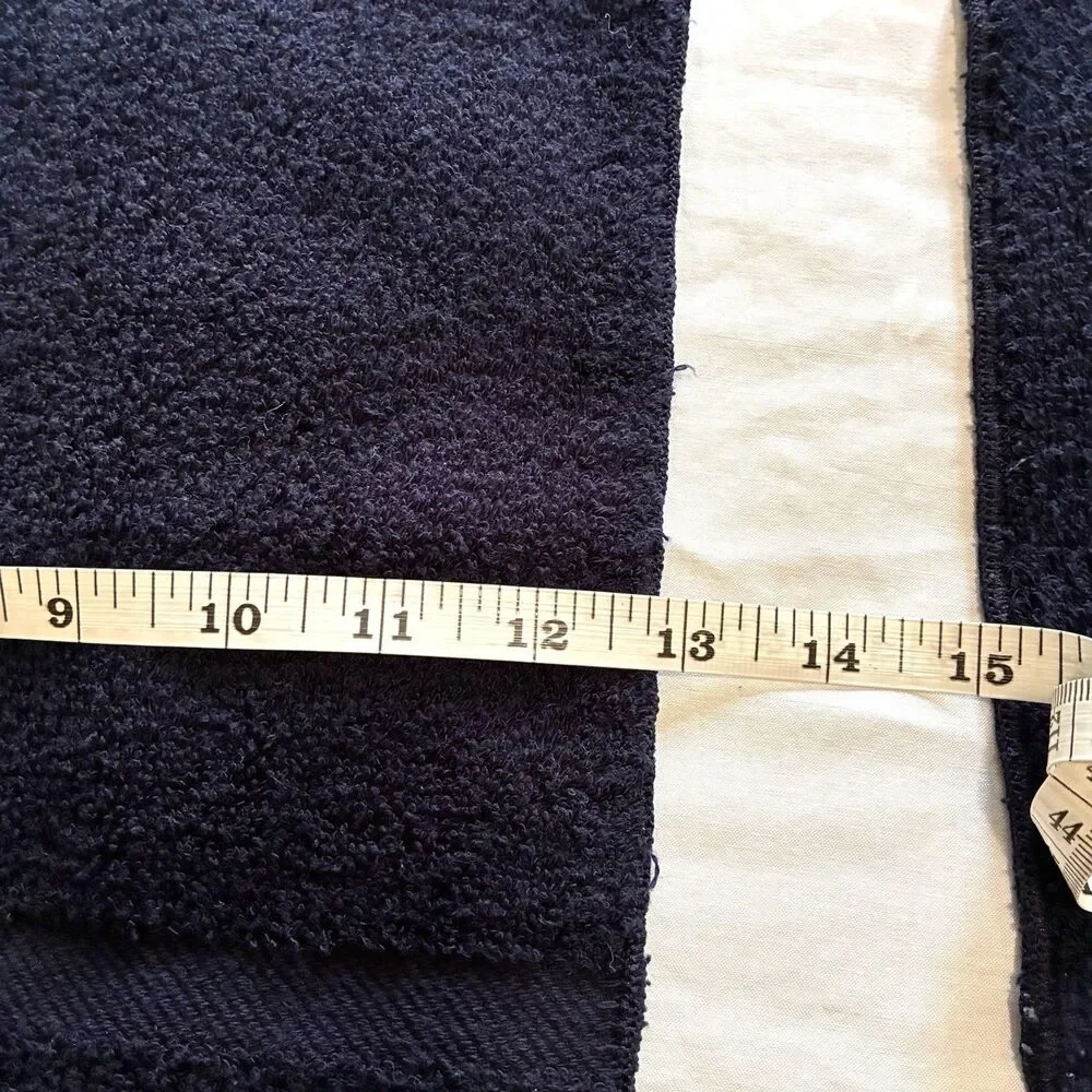 7pc set VTG Ralph Lauren Home Hand Towels & Washcloths Navy Blue Red Pony USA